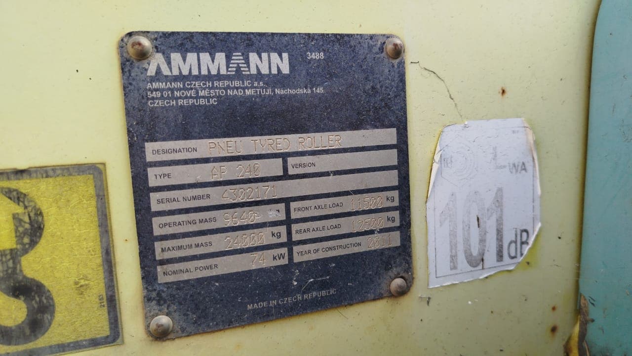 Rolo Compactador AMMANN AP240 — imagem 13