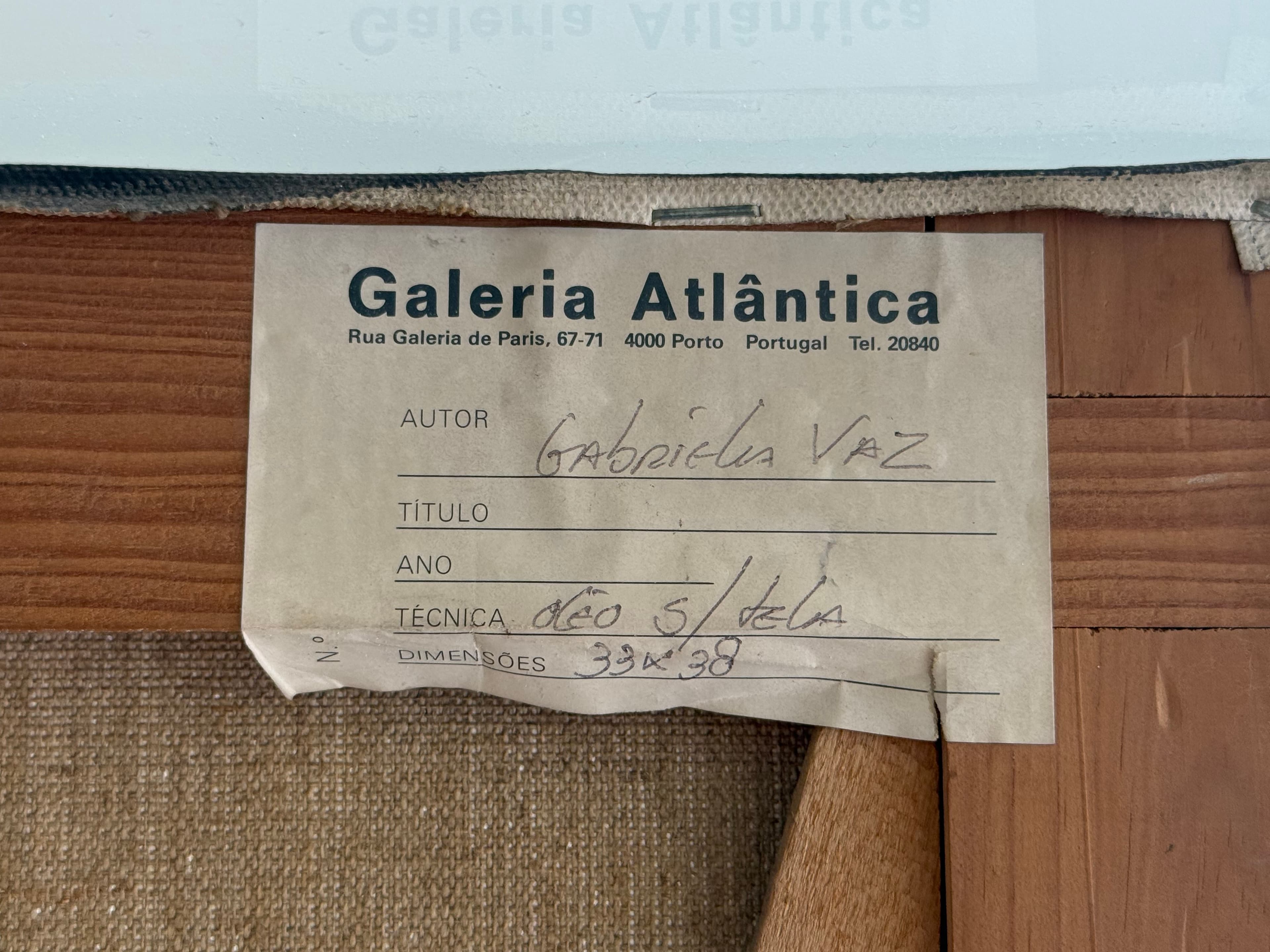 Óleo sobre tela · Gabriela Vaz — imagem 6