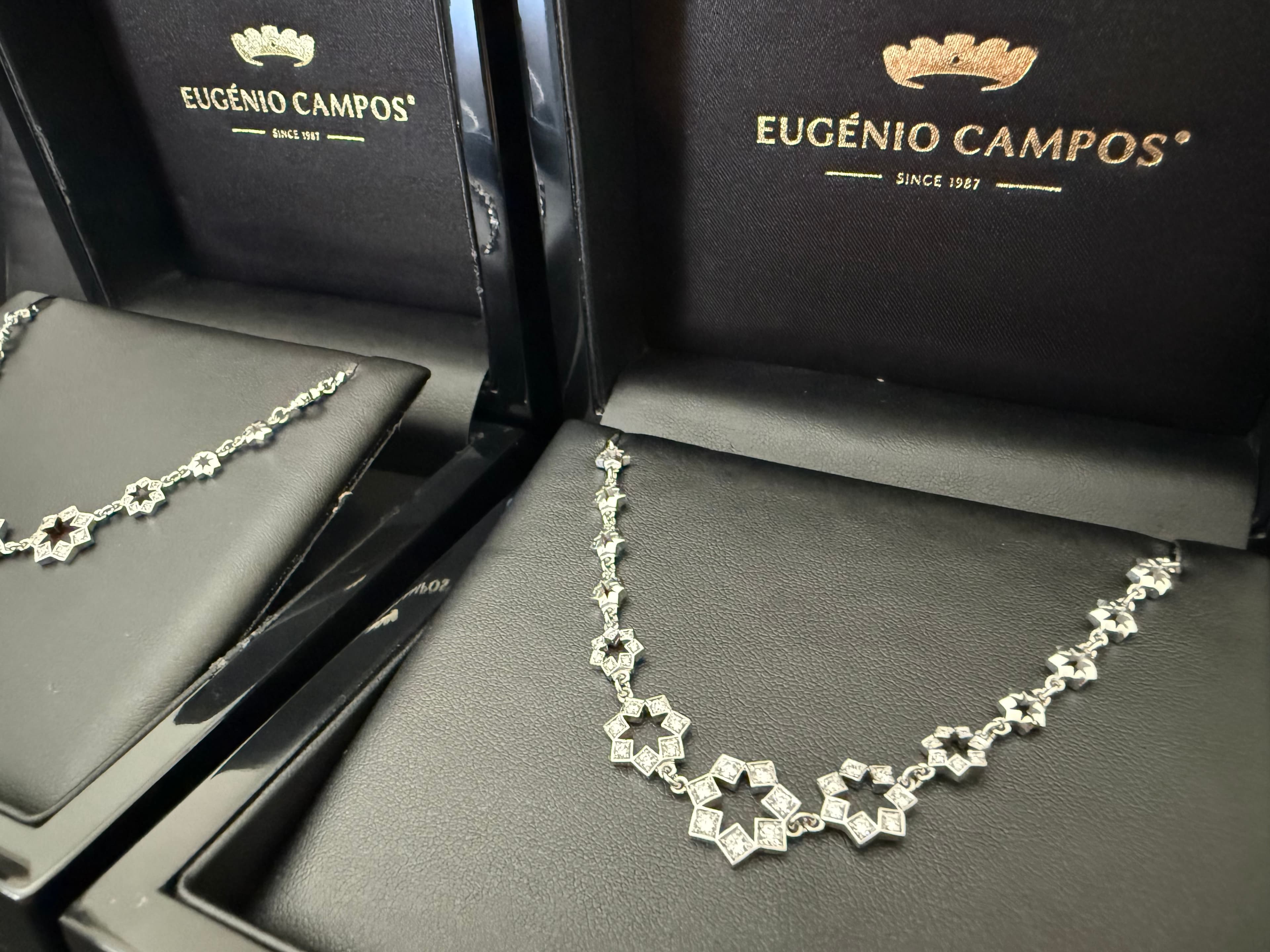Colar "Estrela" · Ouro Branco 19.2k — imagem 5