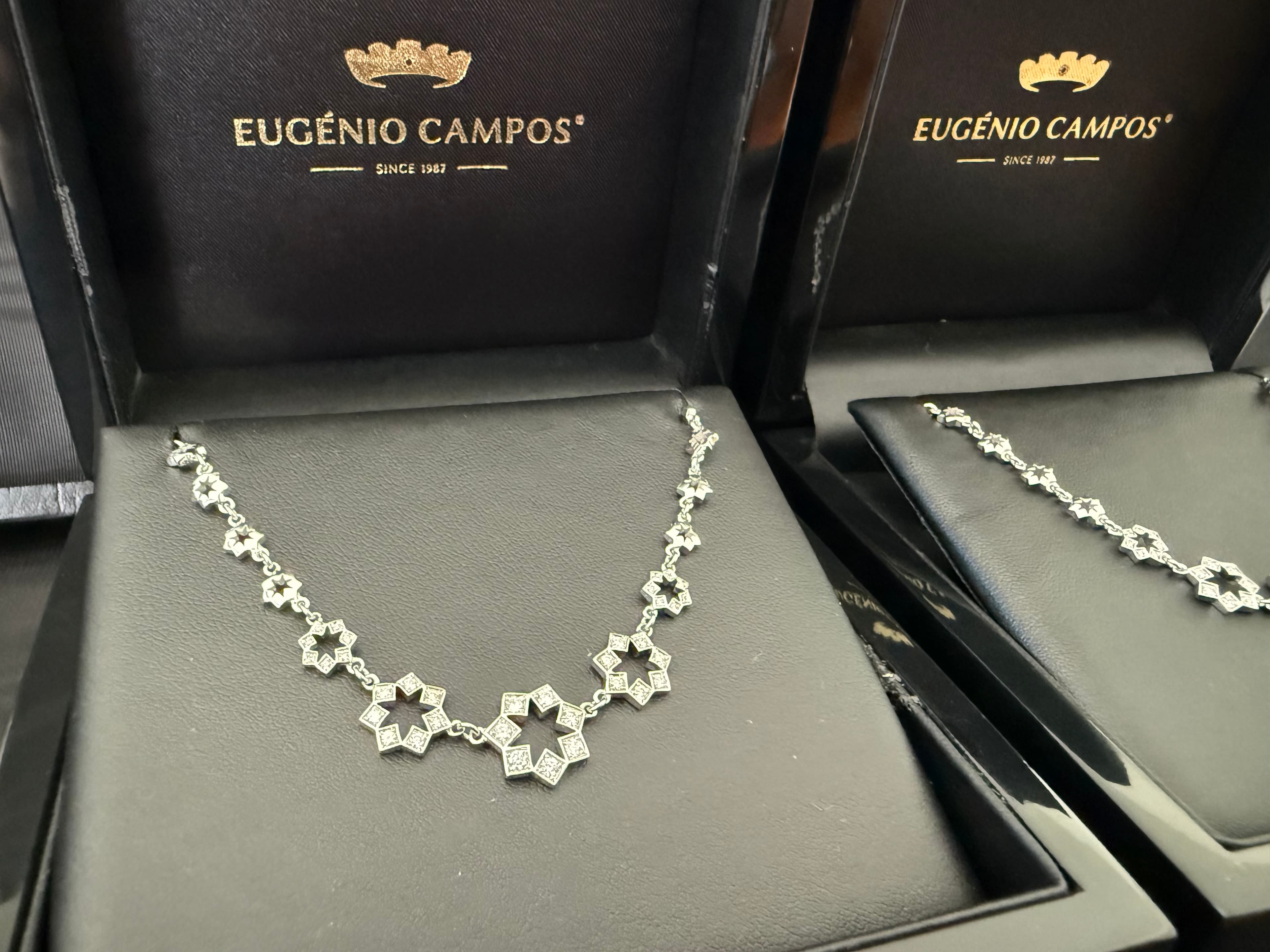 Colar "Estrela" · Ouro Branco 19.2k — imagem 3