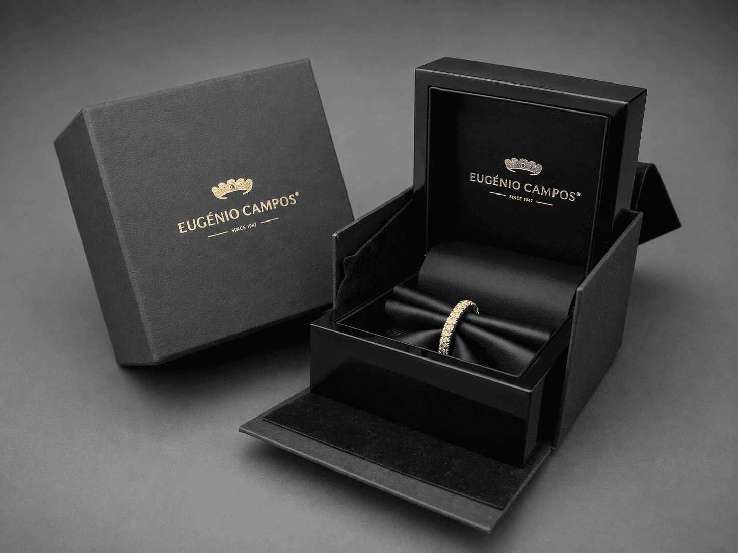 Anel · Ouro Branco 18k