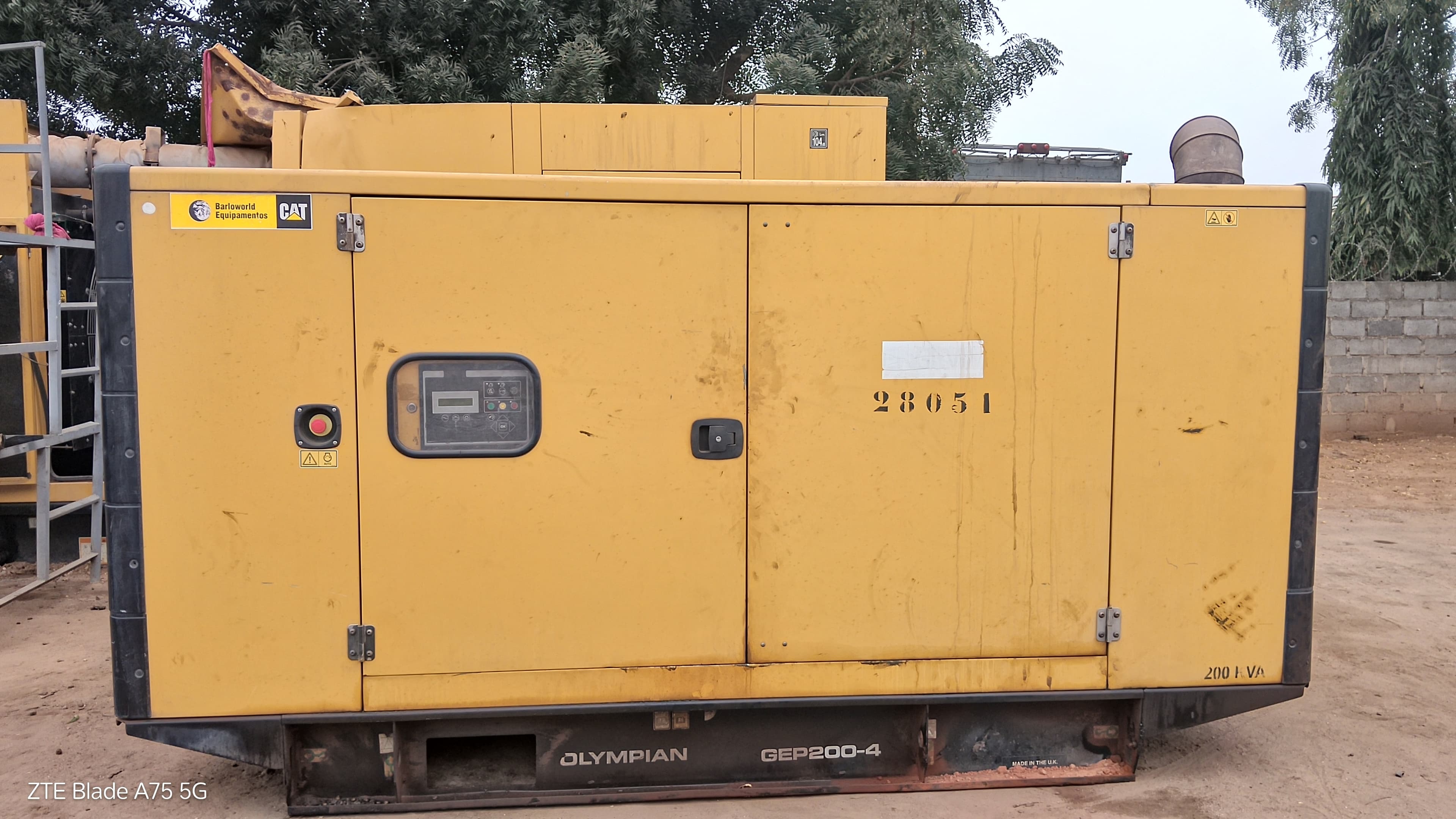 Gerador OLYMPIAN GER. 200 KVA
