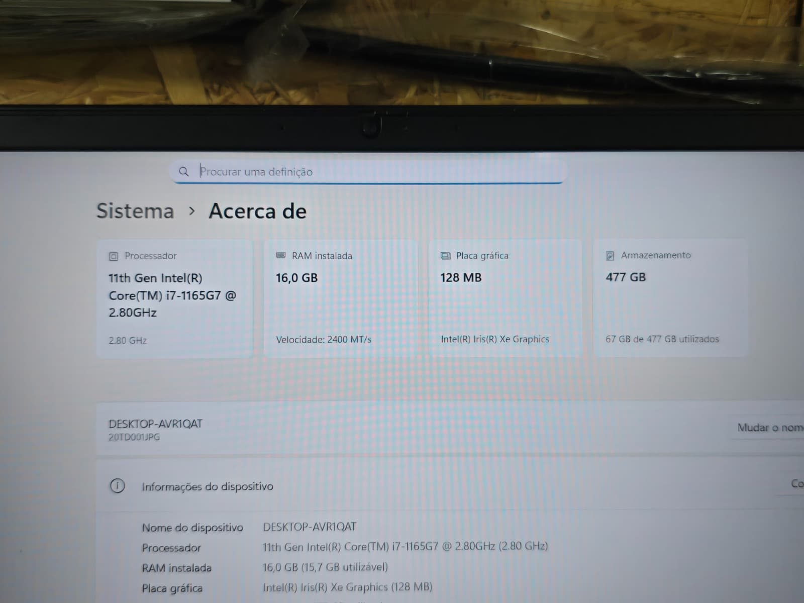 Computador portátil Lenovo Thinkpad E15 G2 — imagem 8