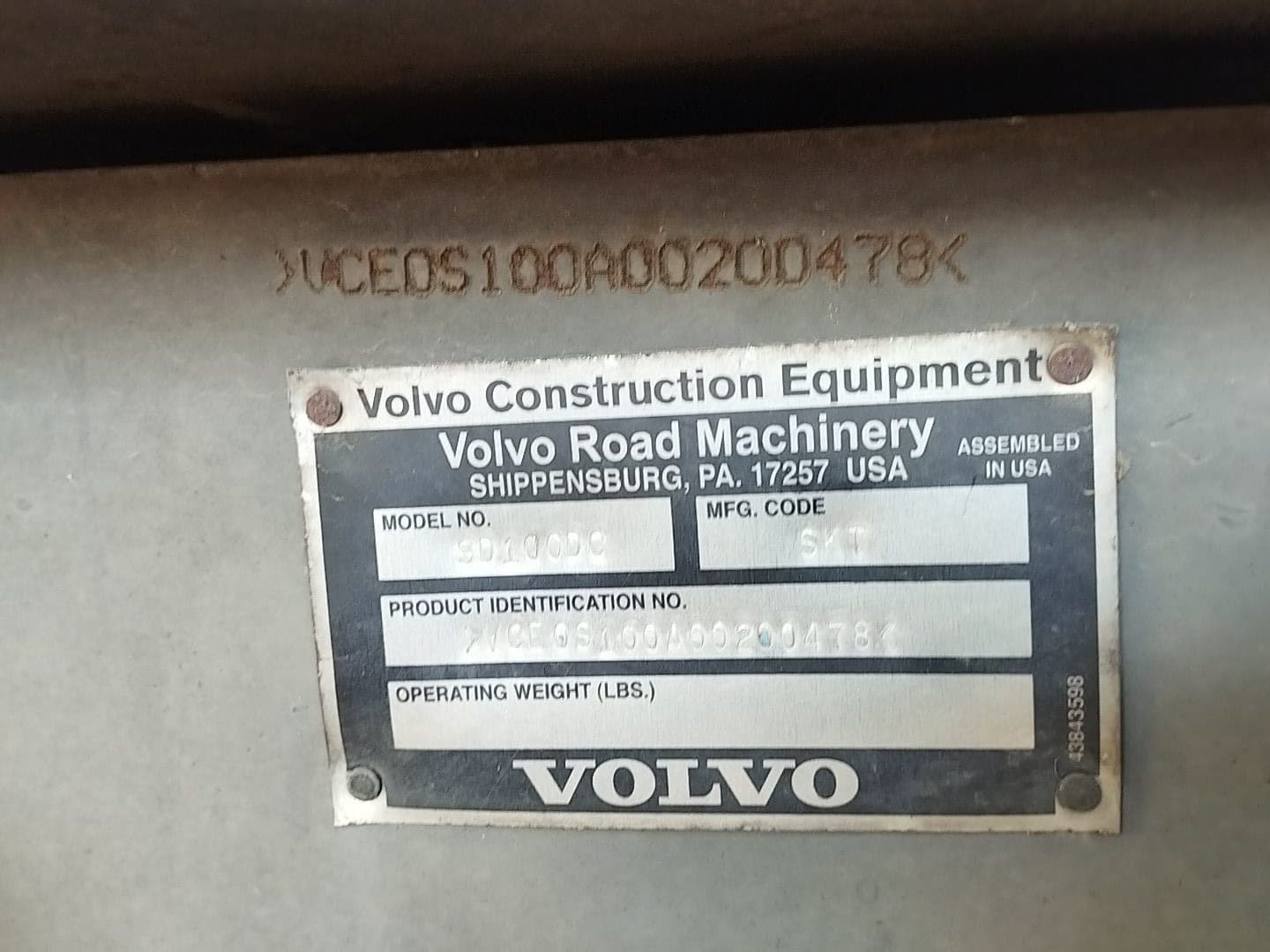 Road roller — Volvo SD100DC — image 6