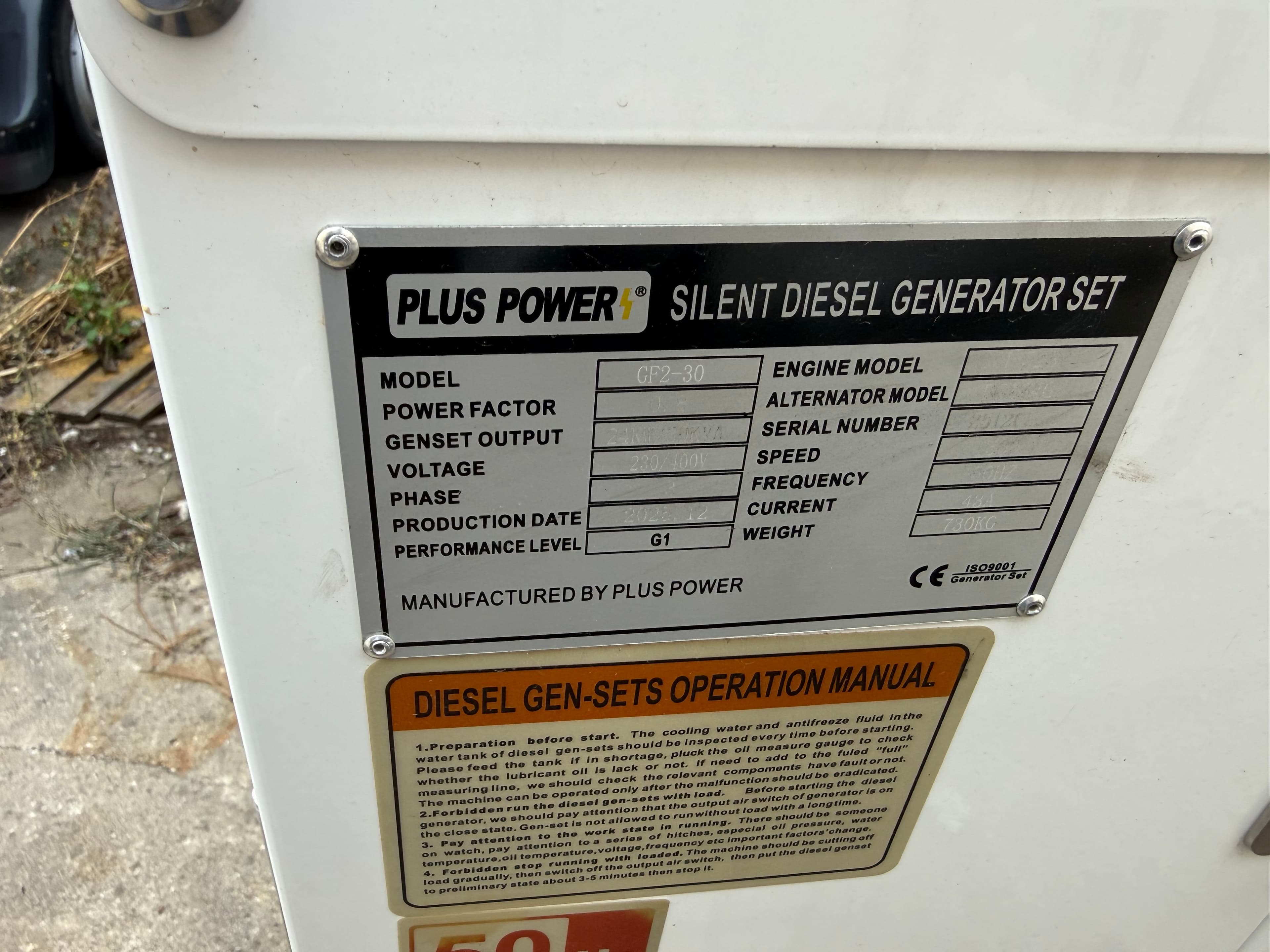 Générateur Plus Power GF2-30 — image 5