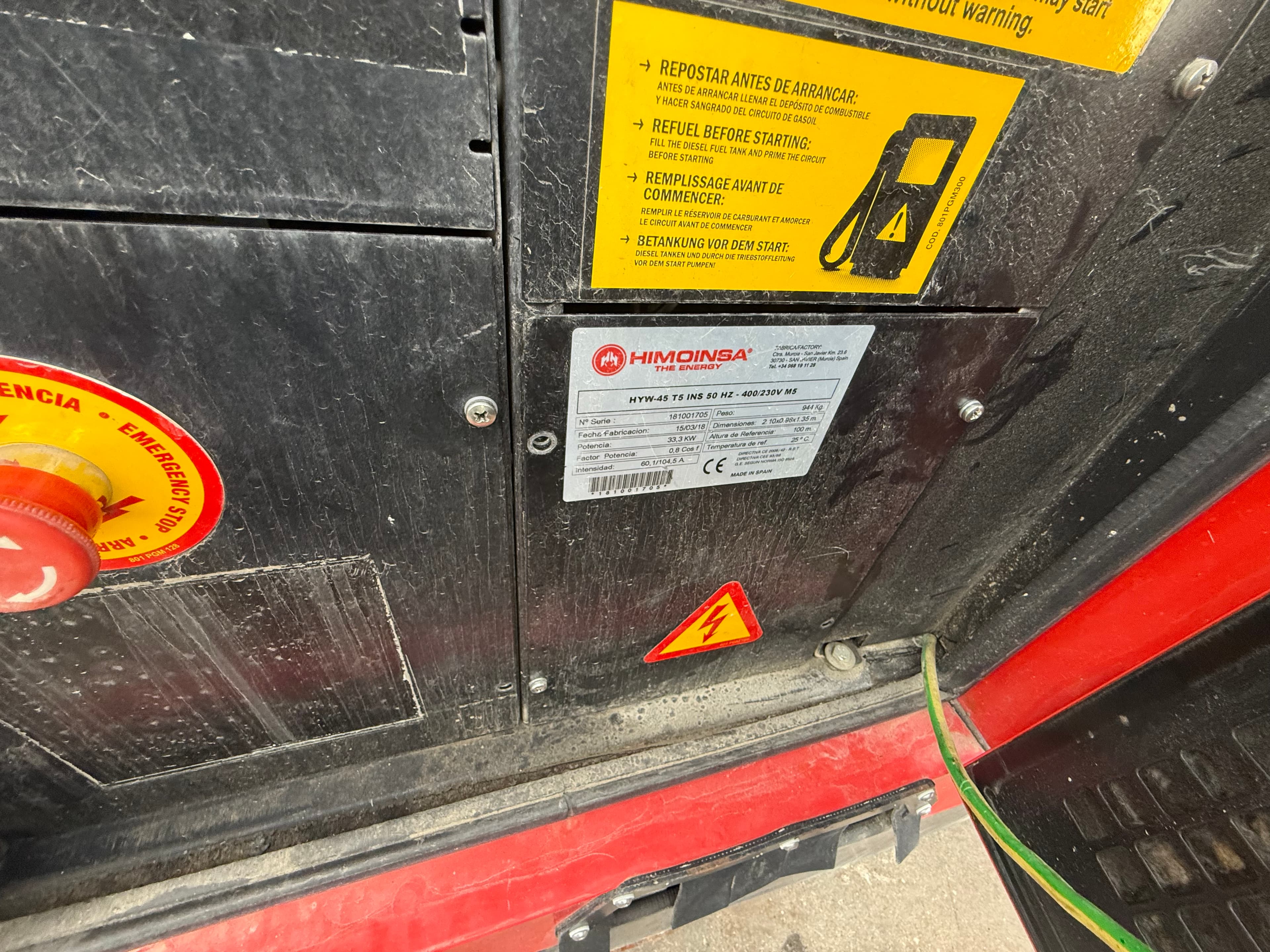 Gerador Himoinsa HYW-45 T5 — imagem 4