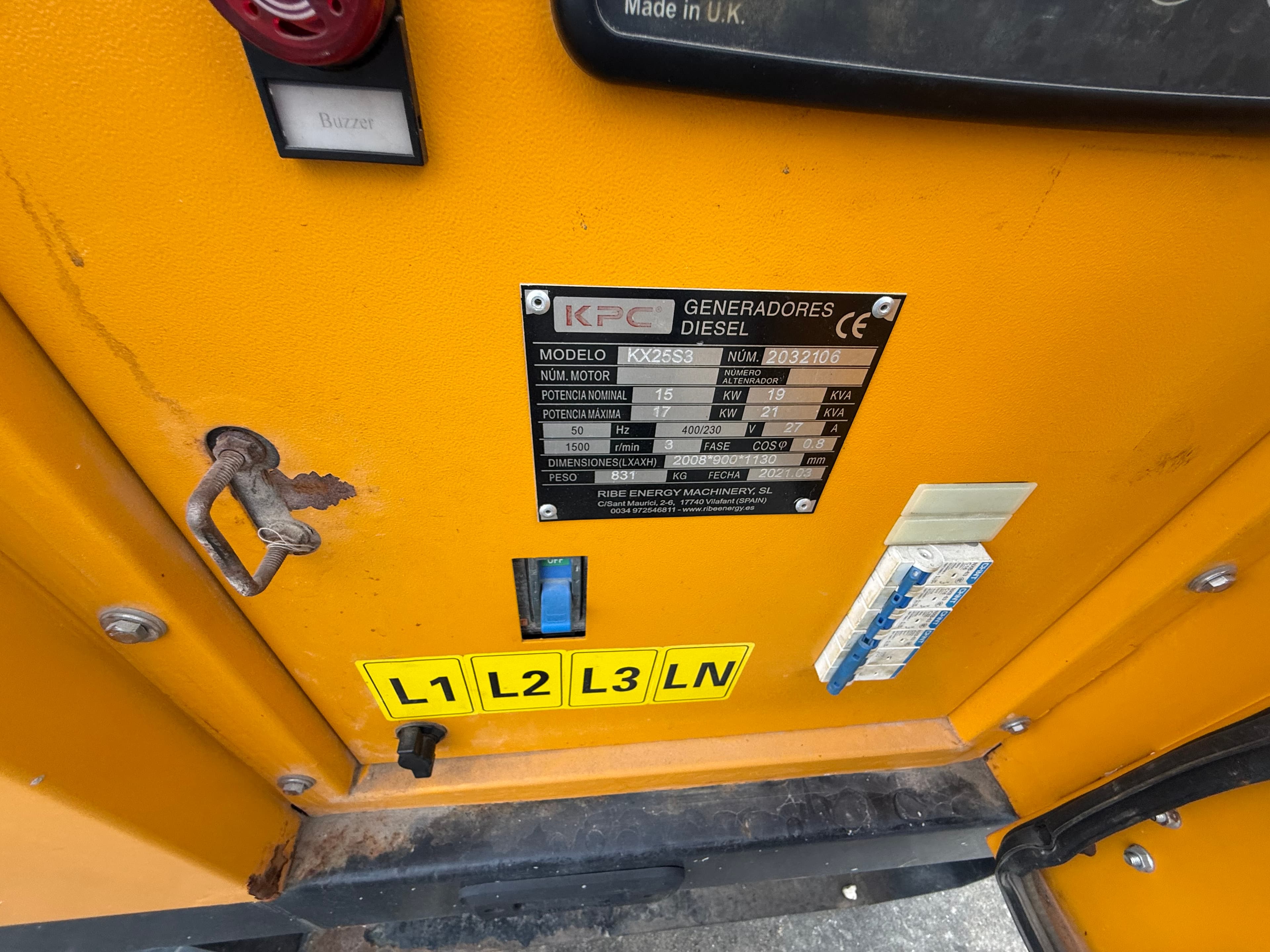 KPC KX25S3 Generator — image 4