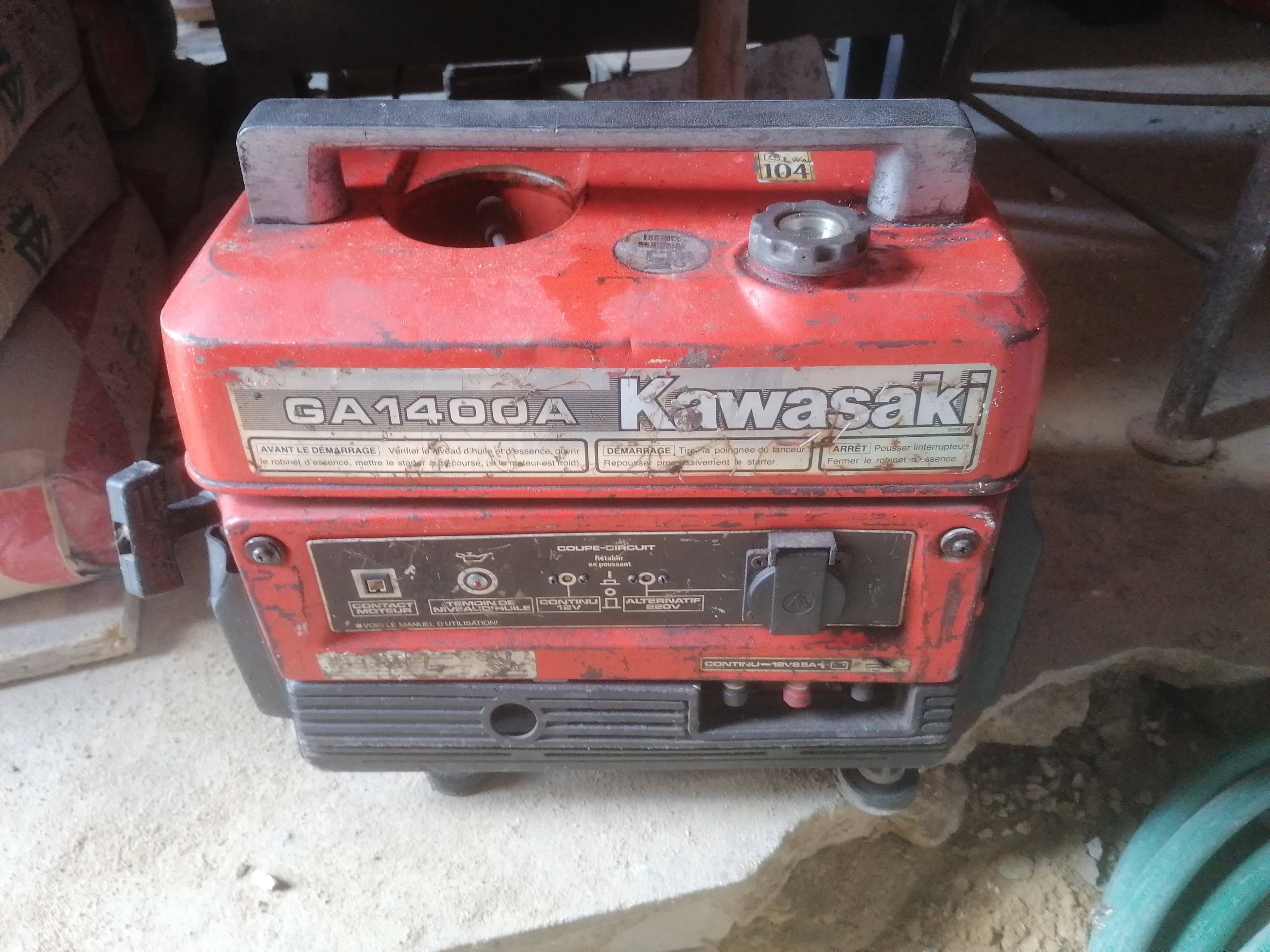 Gerador Kawasaki GA 1400A