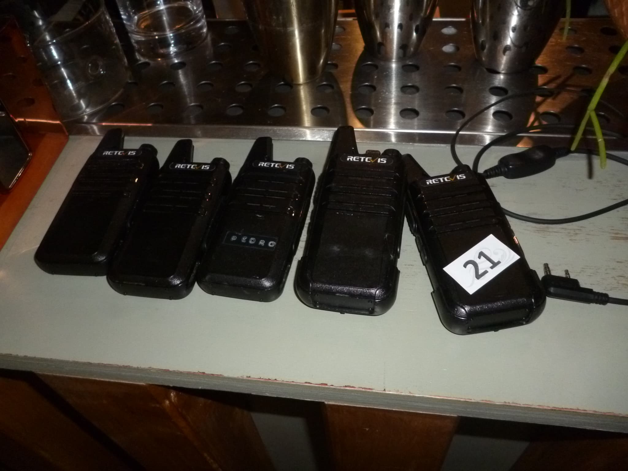 Walkie talkies