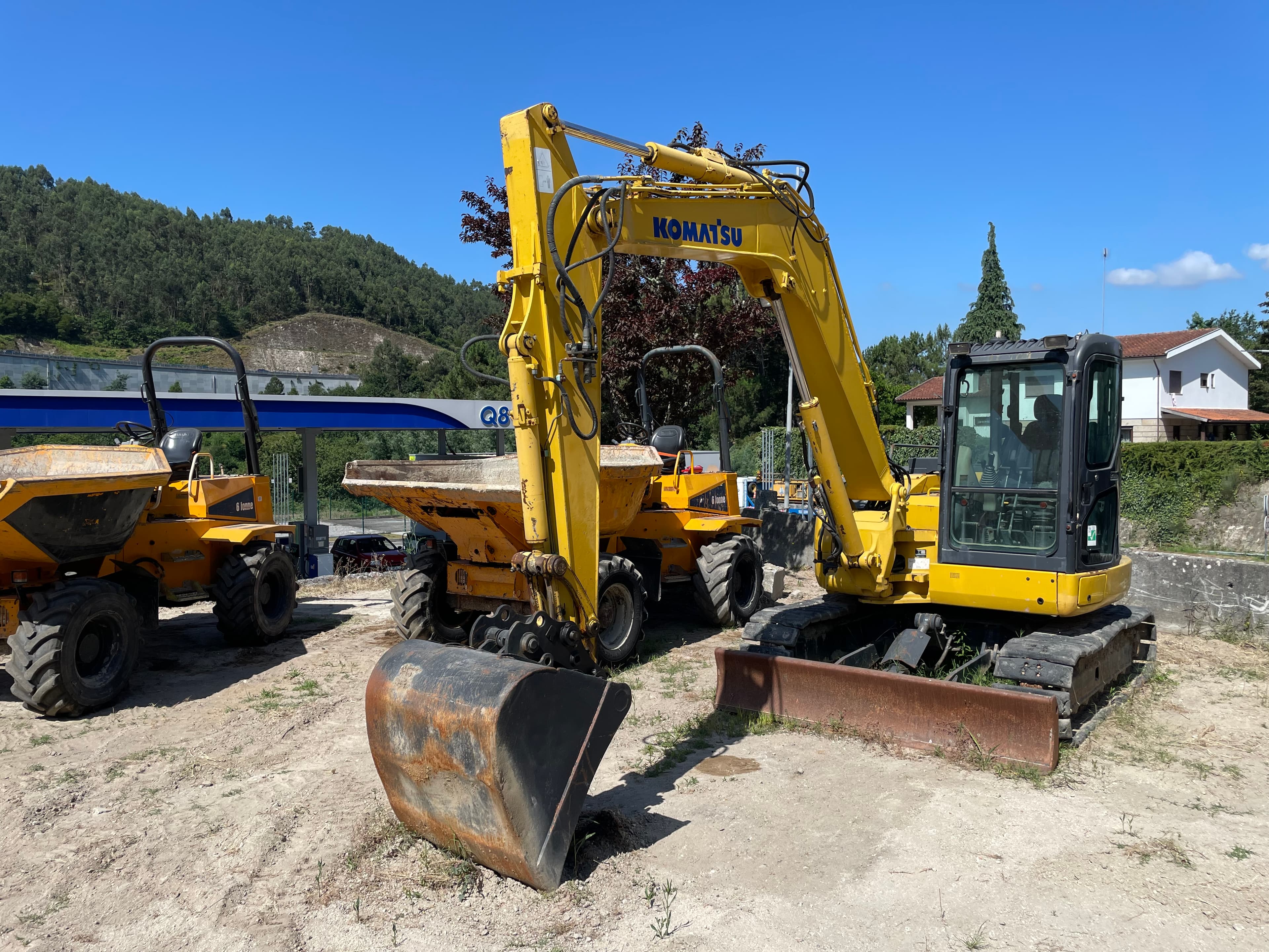 Mini Escavadora Komatsu