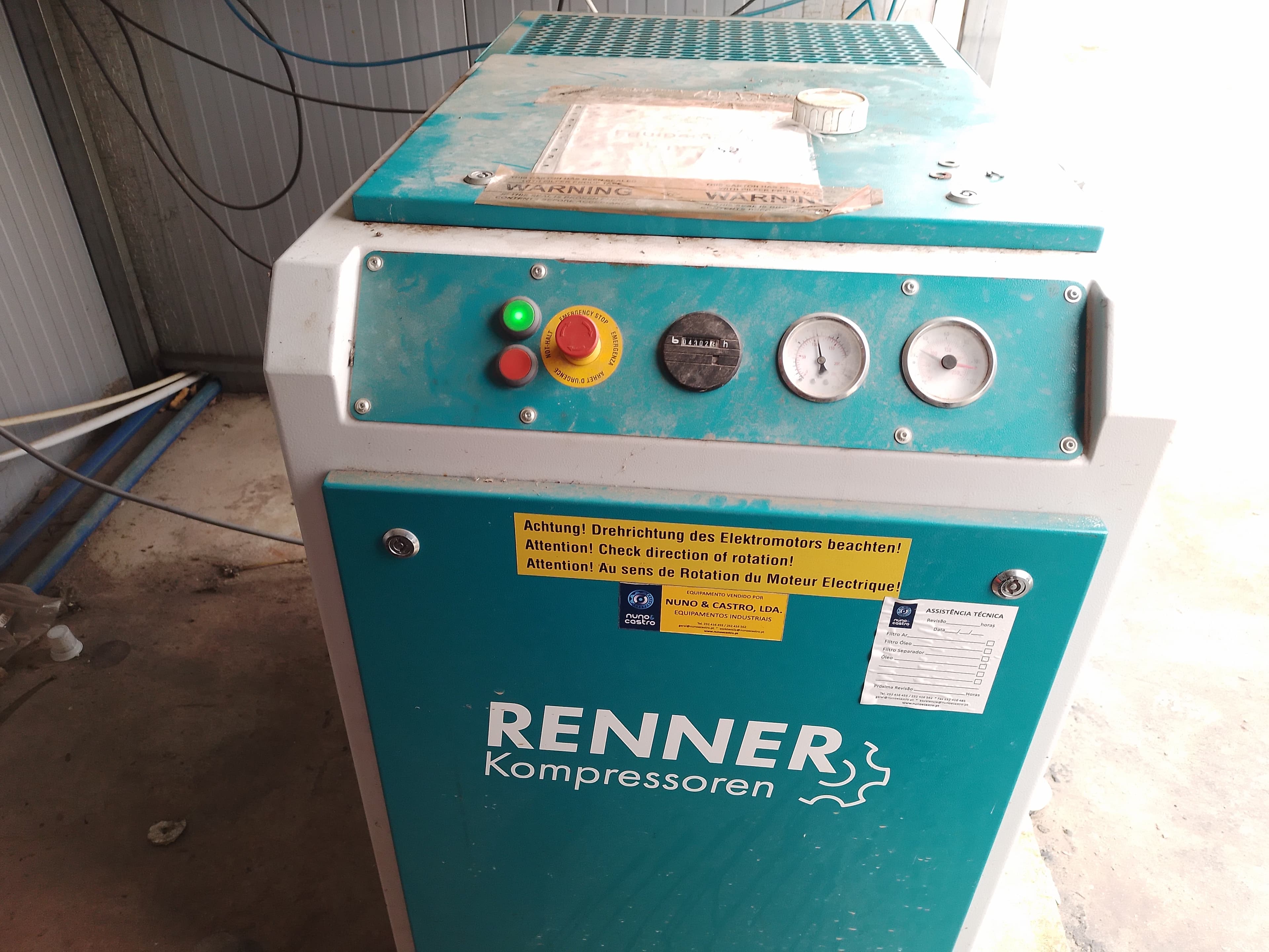 Compressor + secadores + depósito