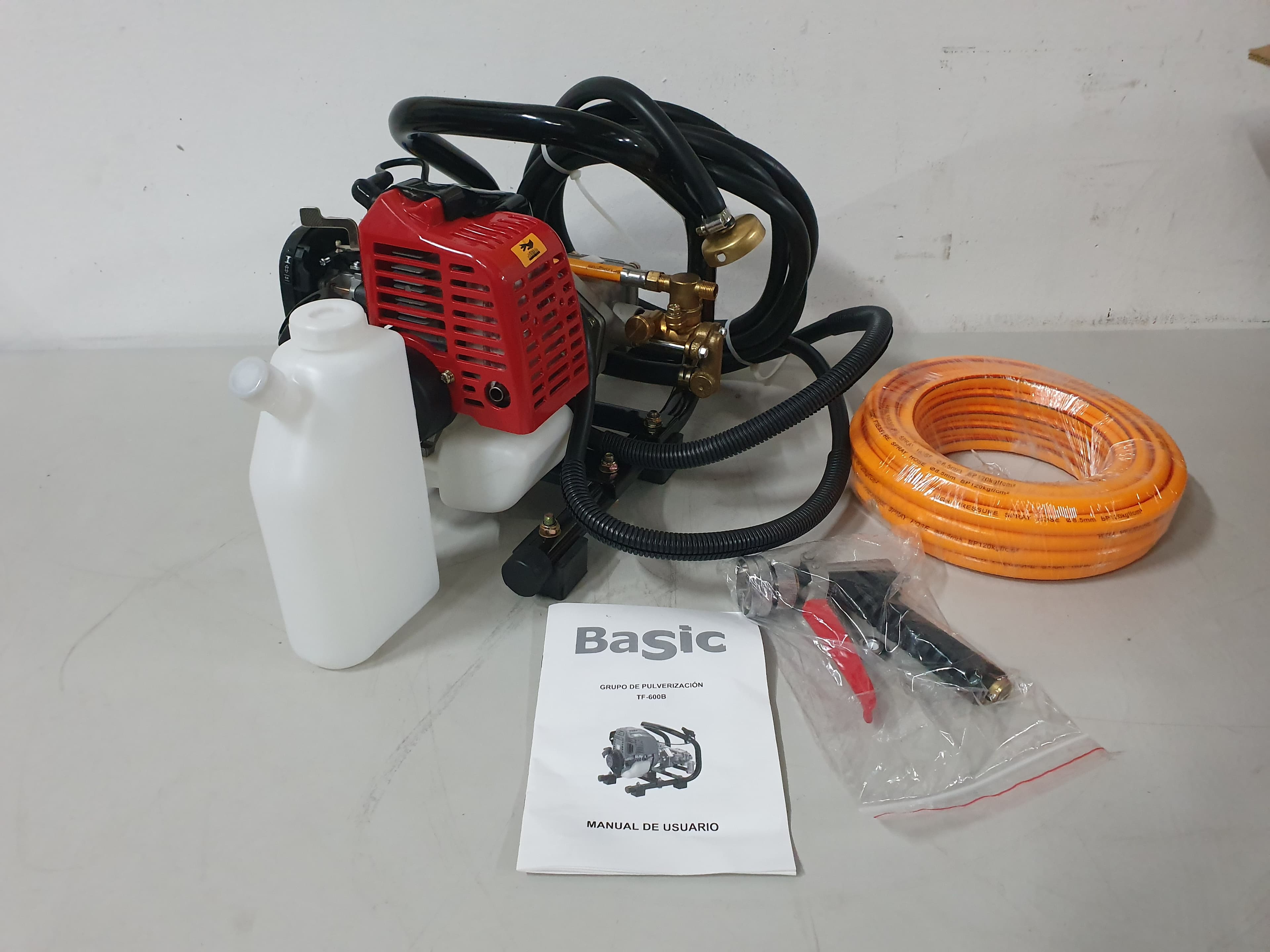 GRUPO BOMBA + MOTOR PULVERIZADOR