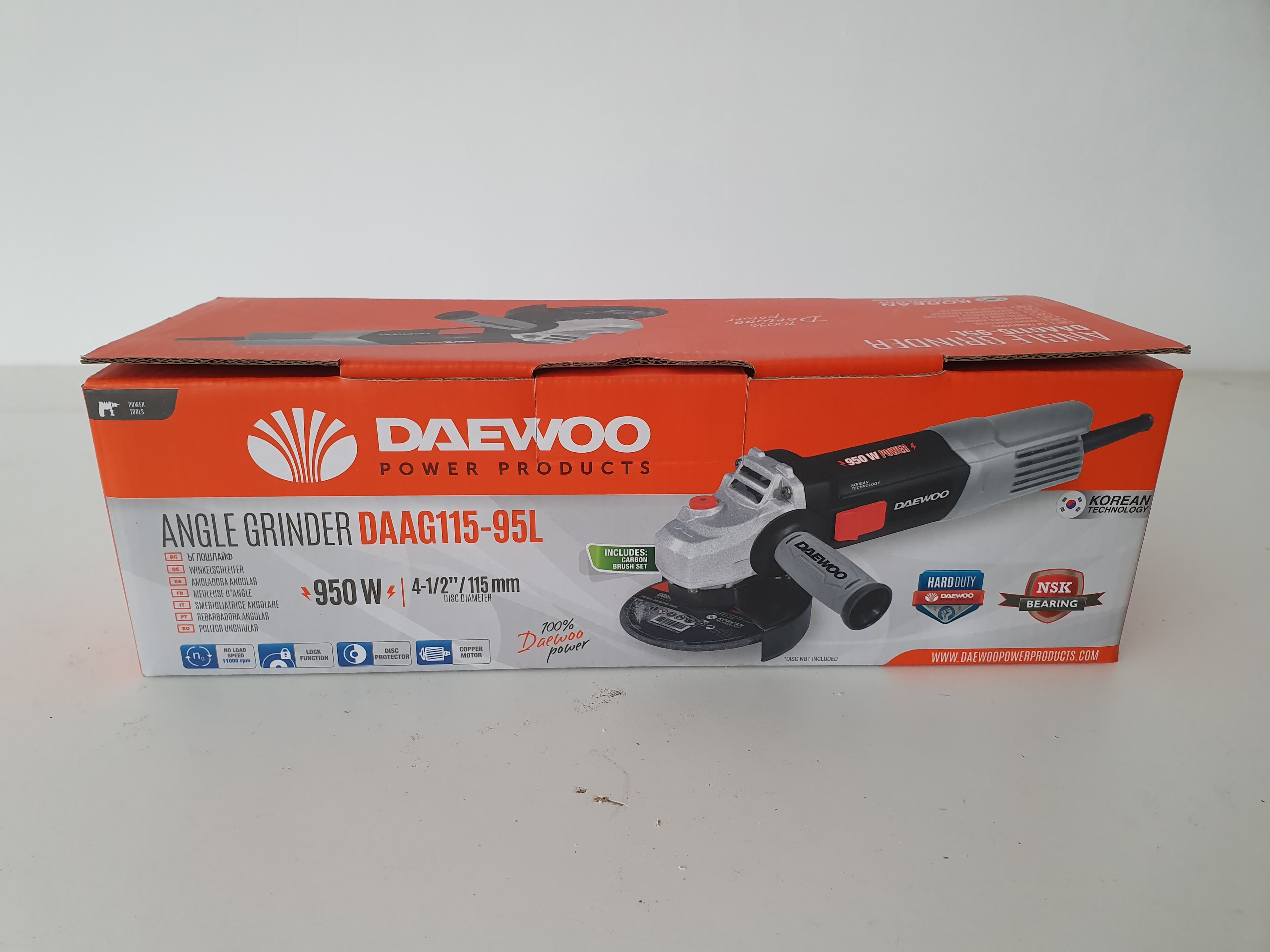Rebarbadora (Amoladora) Angular Daewoo