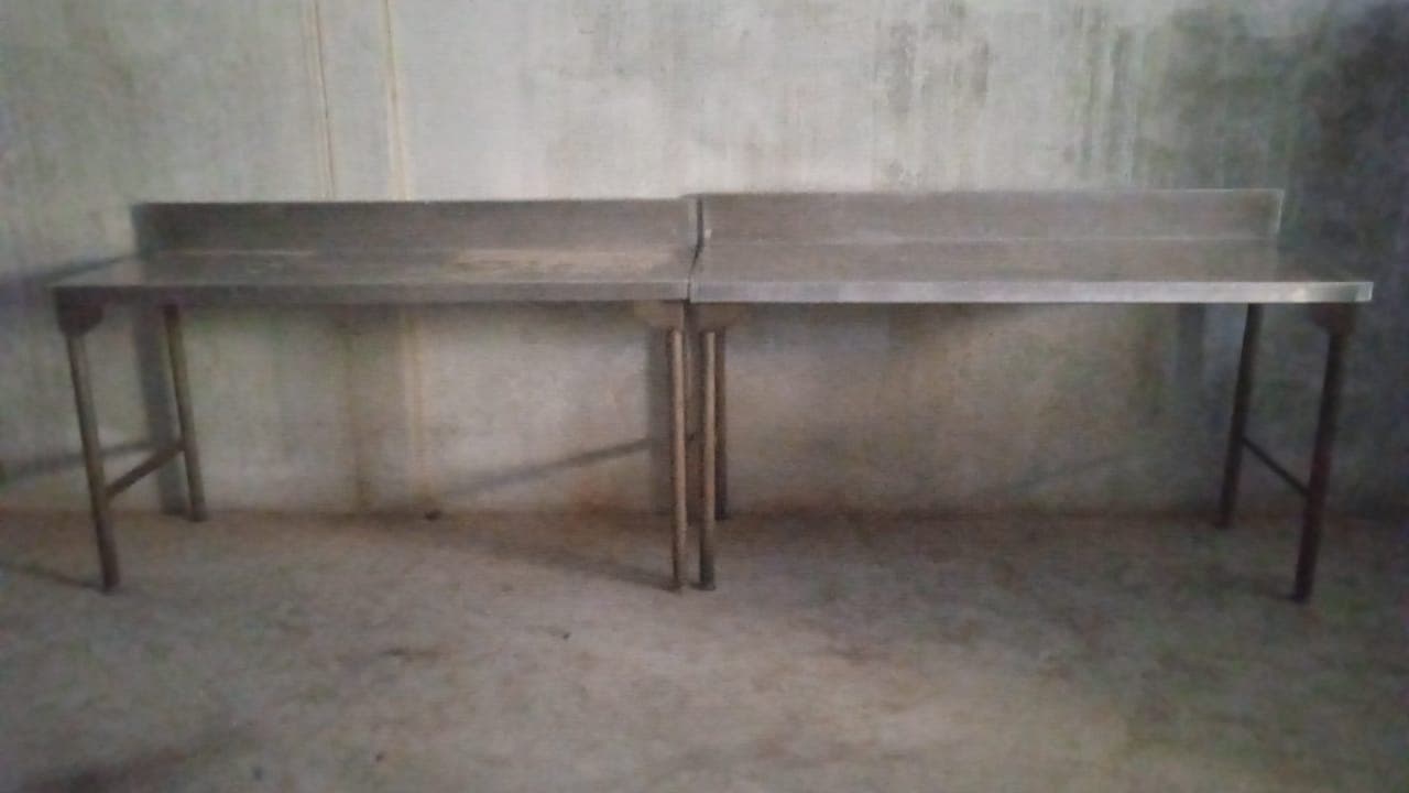 Balcões inox