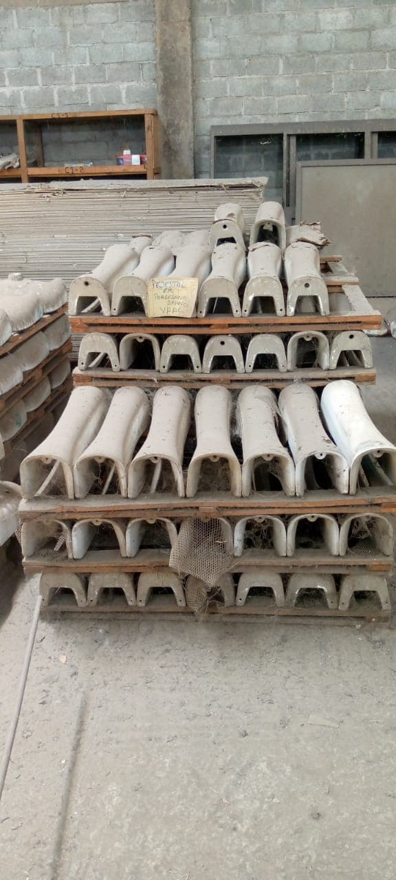 Pedestais de porcelana