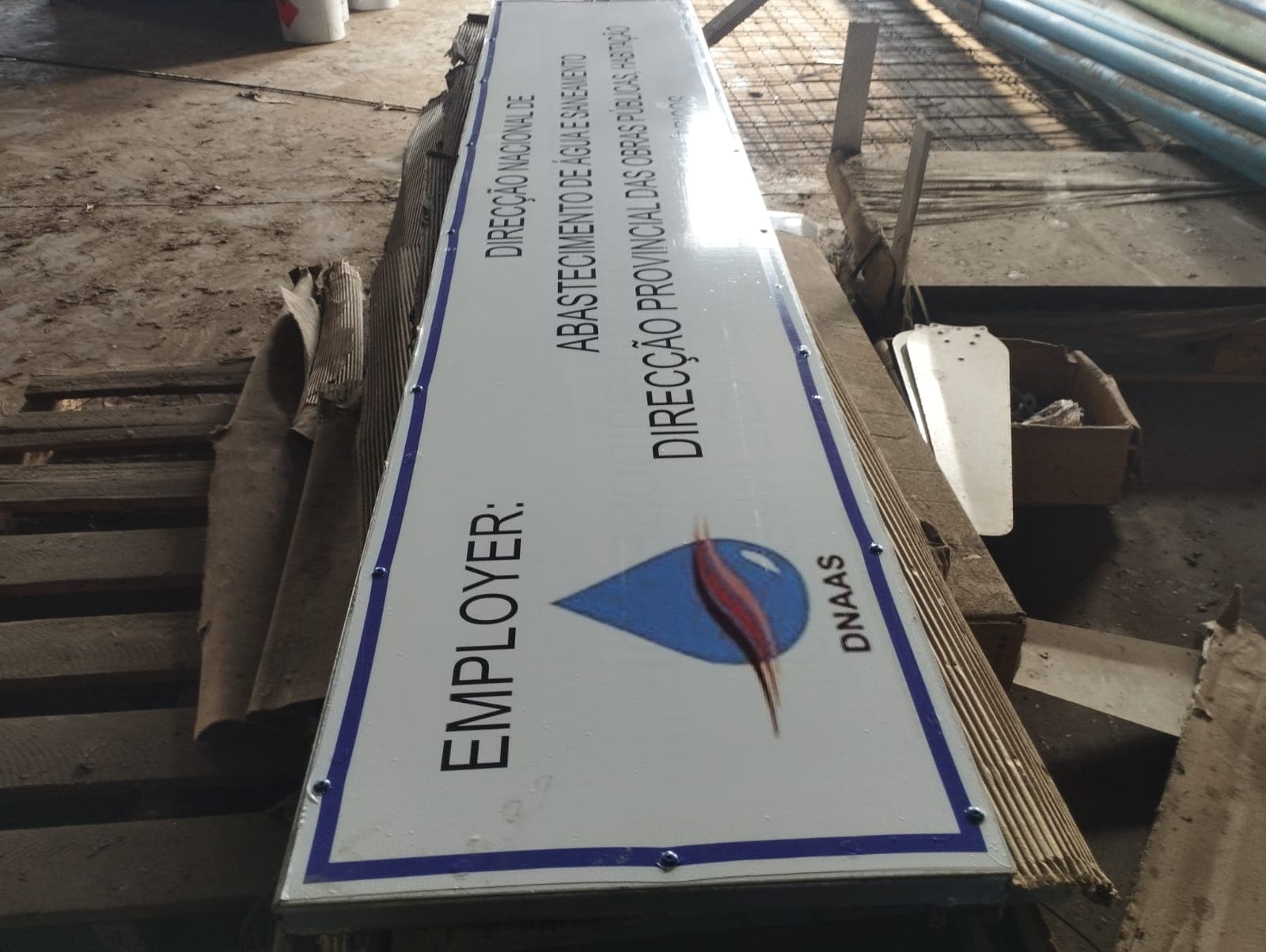 Placas de sinalização