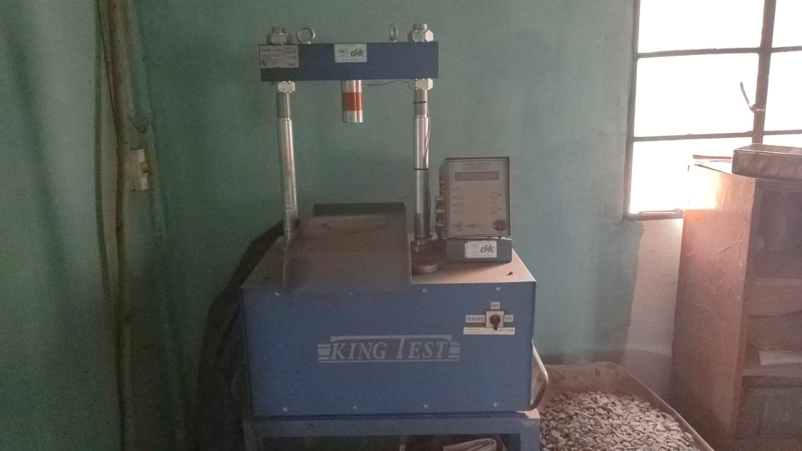Máquina de teste de brita