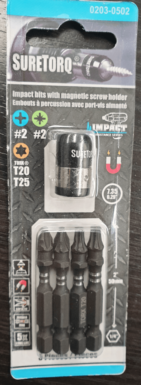 Conjunto 5 peças: adaptador e Bits