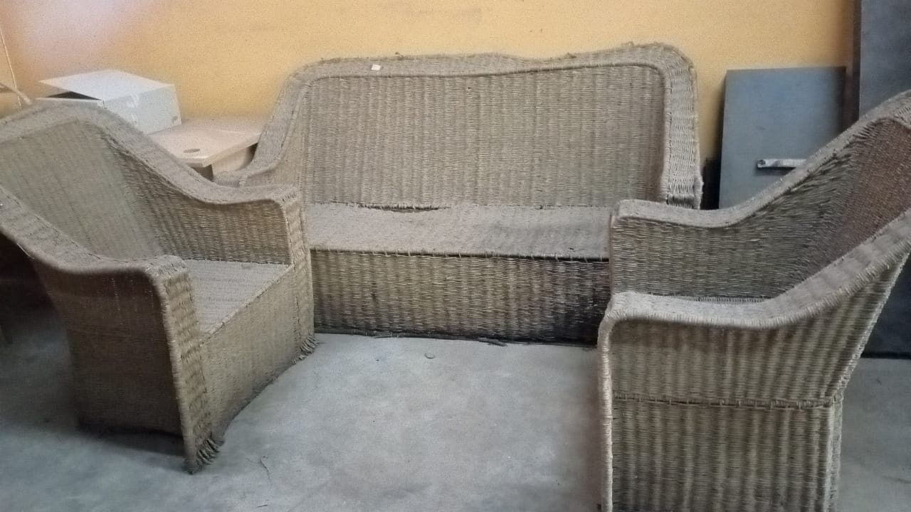 Sofás de palha