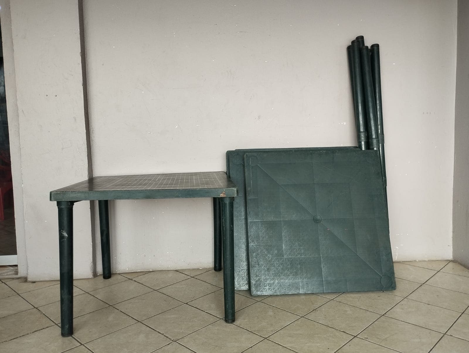 Mesas plásticas