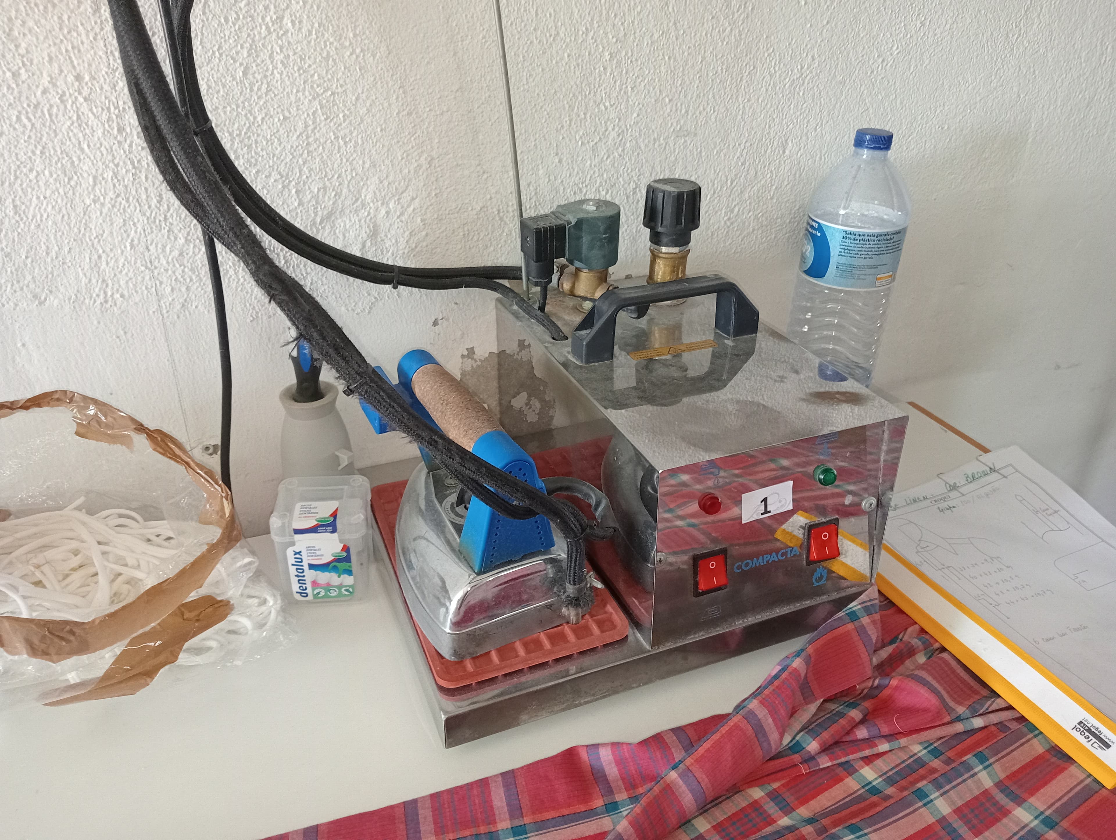 Caldeira com ferro