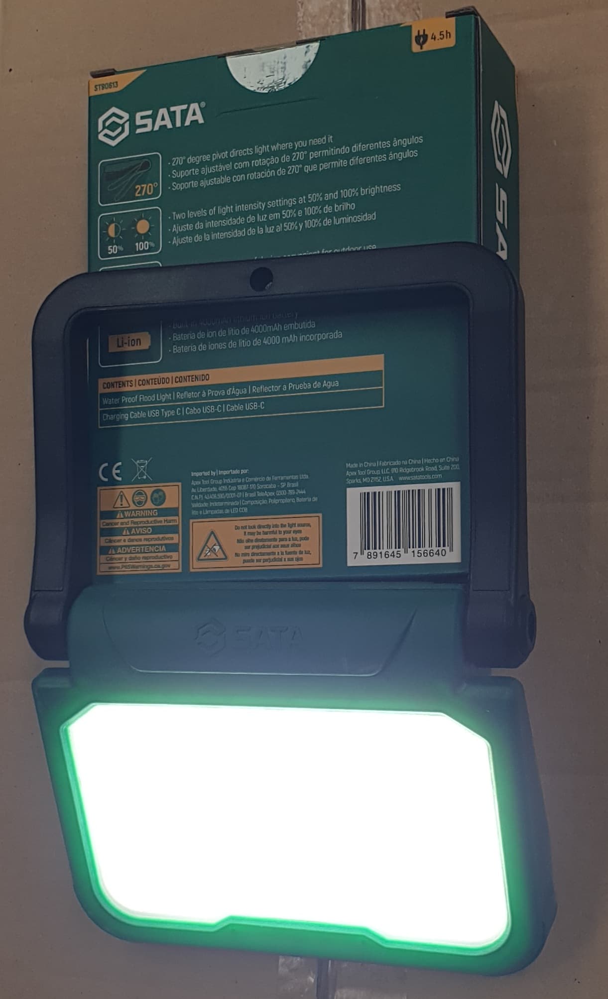 HOLOFOTE INDUSTRIAL Á PROVA DE ÁGUA