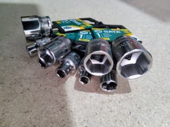 CONJUNTO 9 CHAVES DE CAIXA 6 PONTOS DE 3/8"