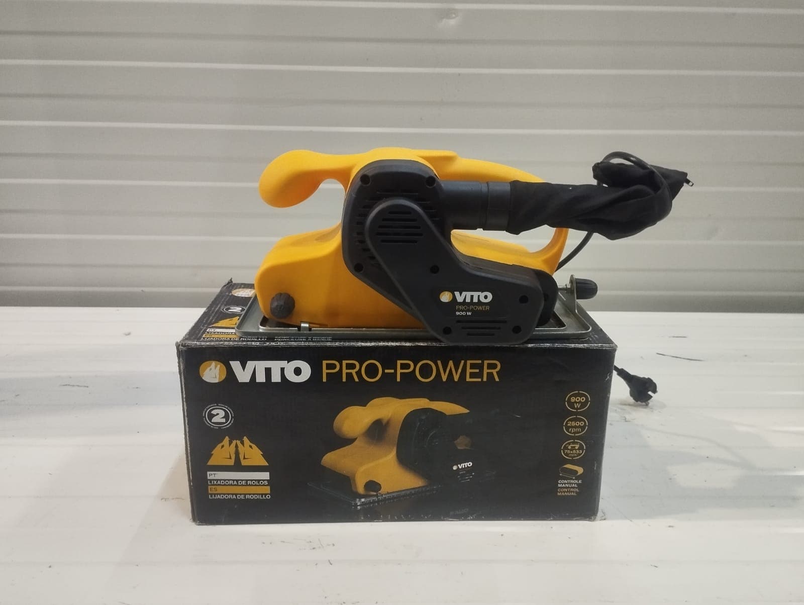 1 - Lixadora de Rolos 900w V