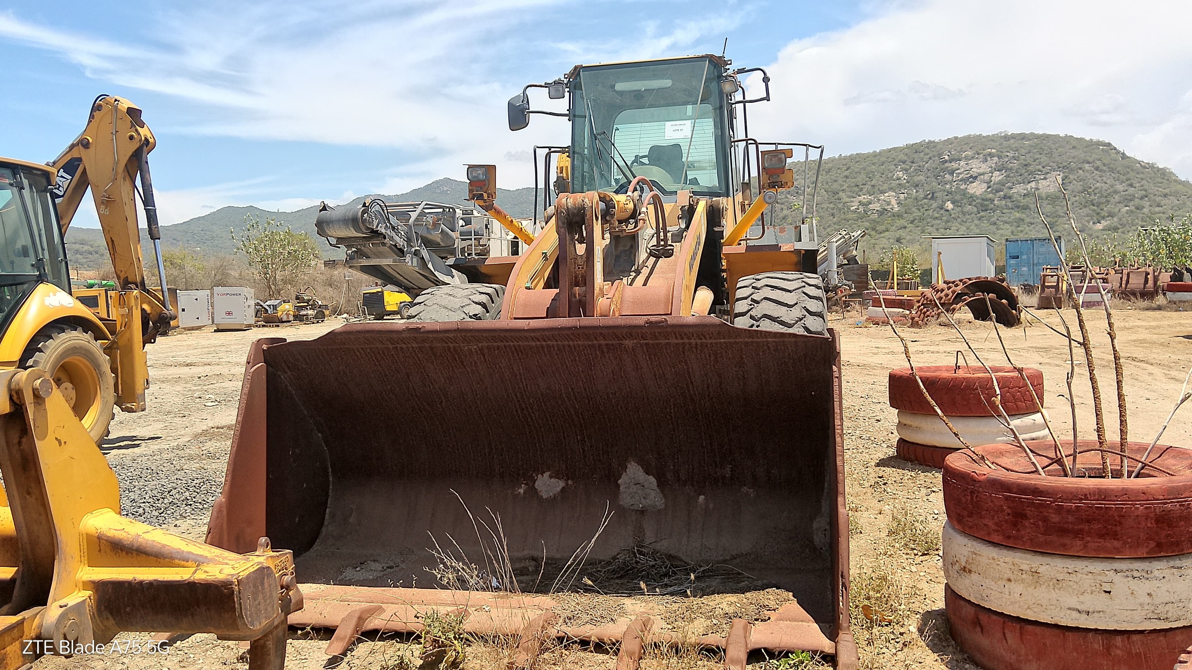 Pá Carregadora Komatsu WA430