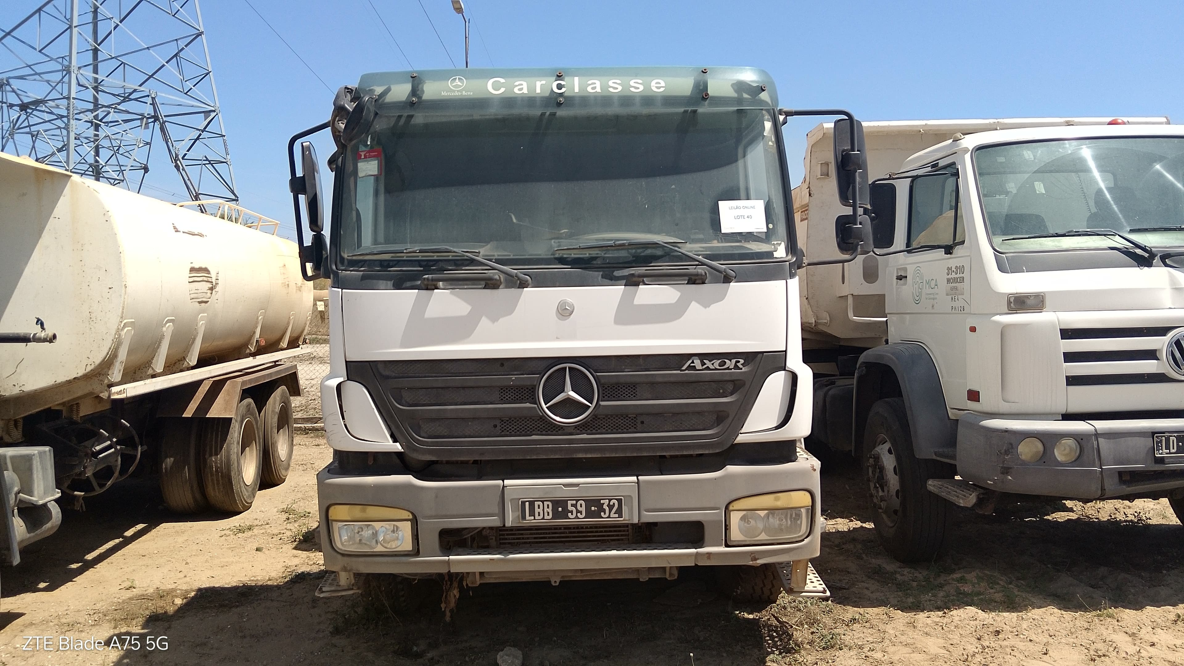 Camião Cisterna de Cola Mercedes 1829 LBB-59-32