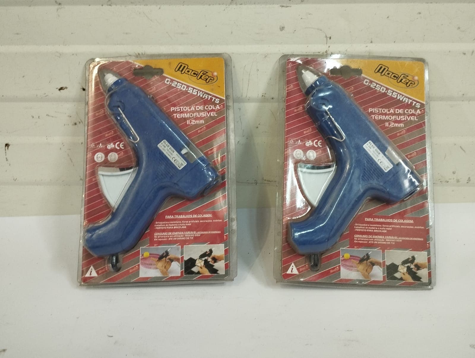 2 - Pistola de cola termofusivel profissional 11.2mm-G-250-55W