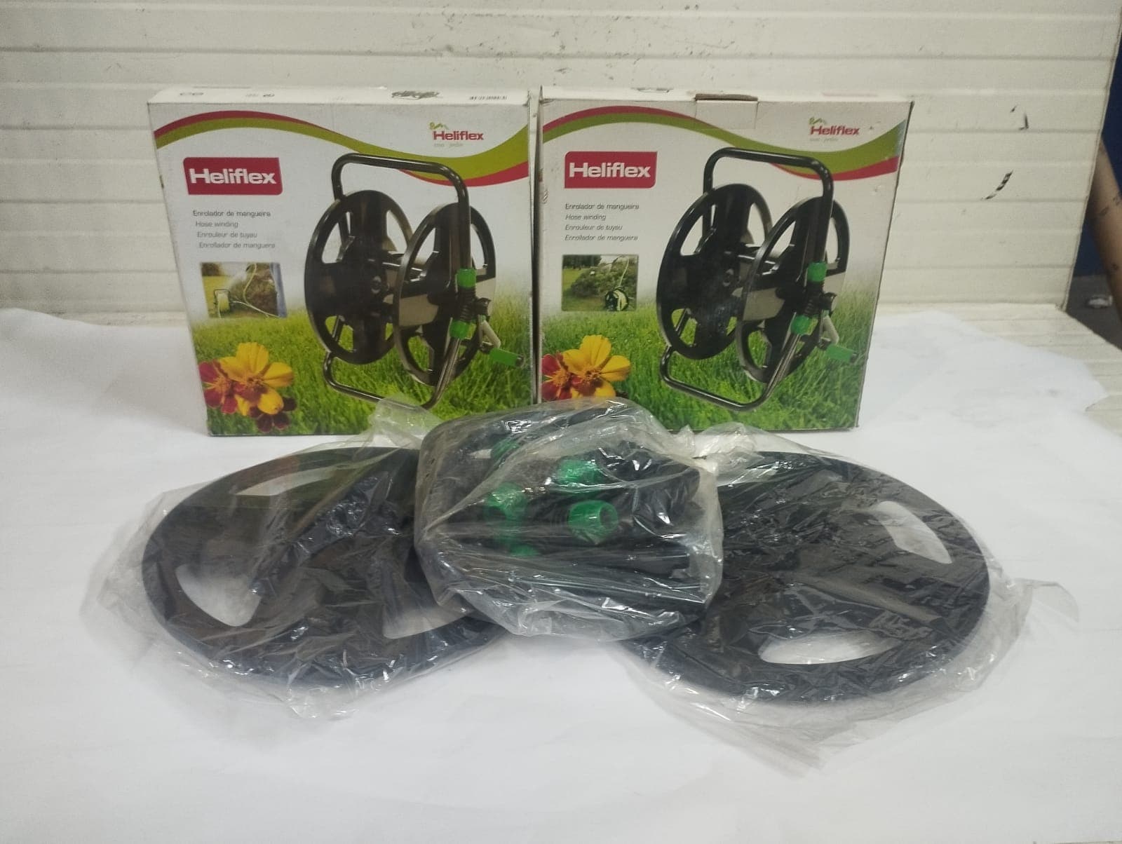 6 - Enrolador de Mangueira Heliflex 3/4"-15M / 1/2"-25mm