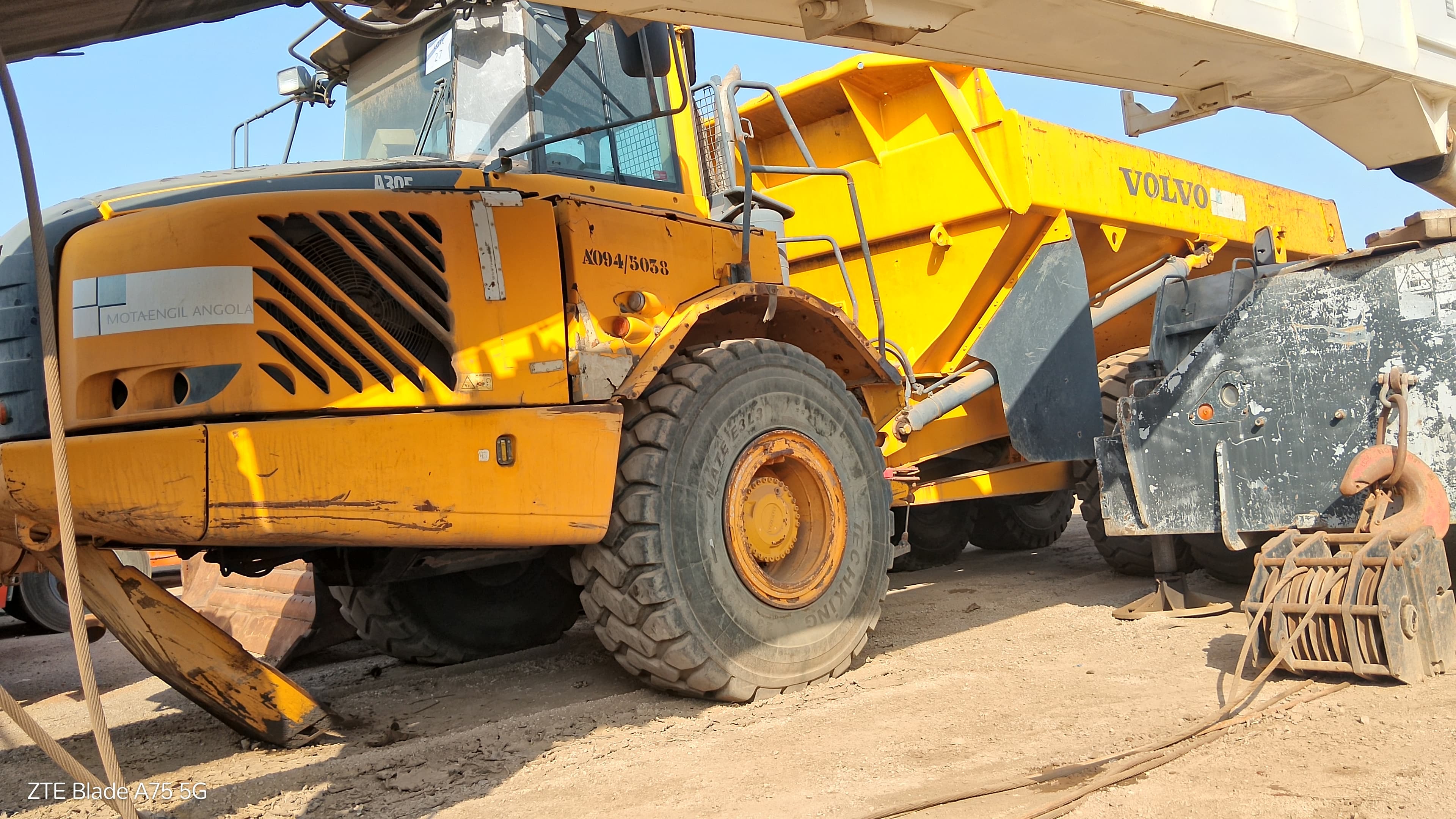 Dumper Articulado 30 T  VOLVO A30E