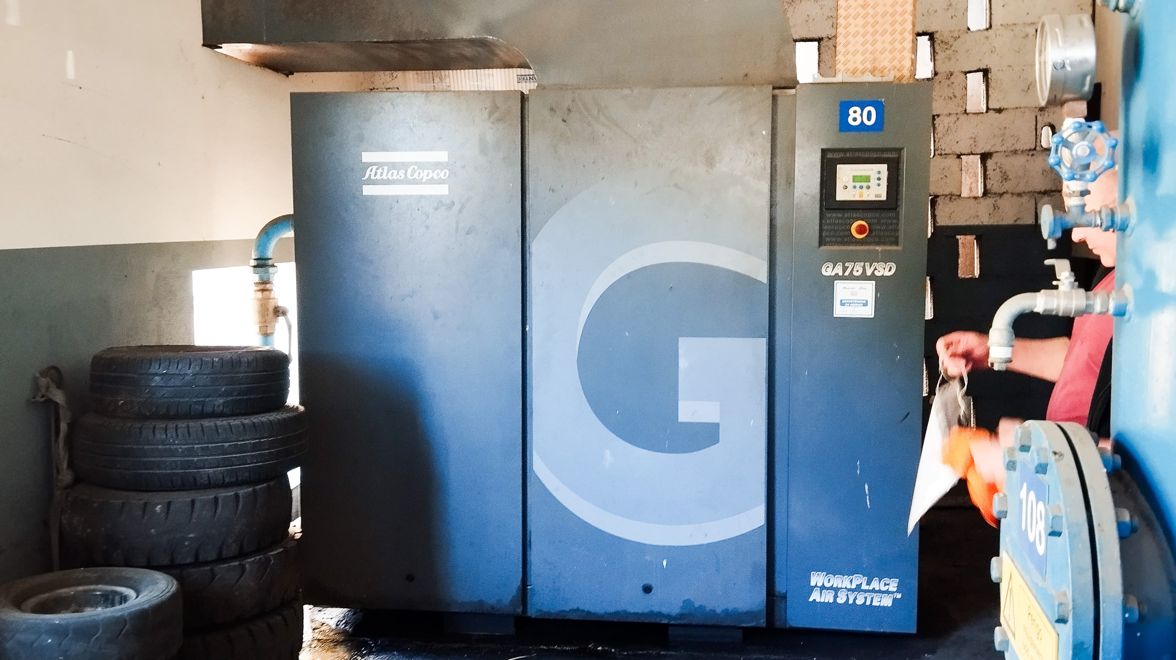 Compressor Atlas Copco · Ano 2008