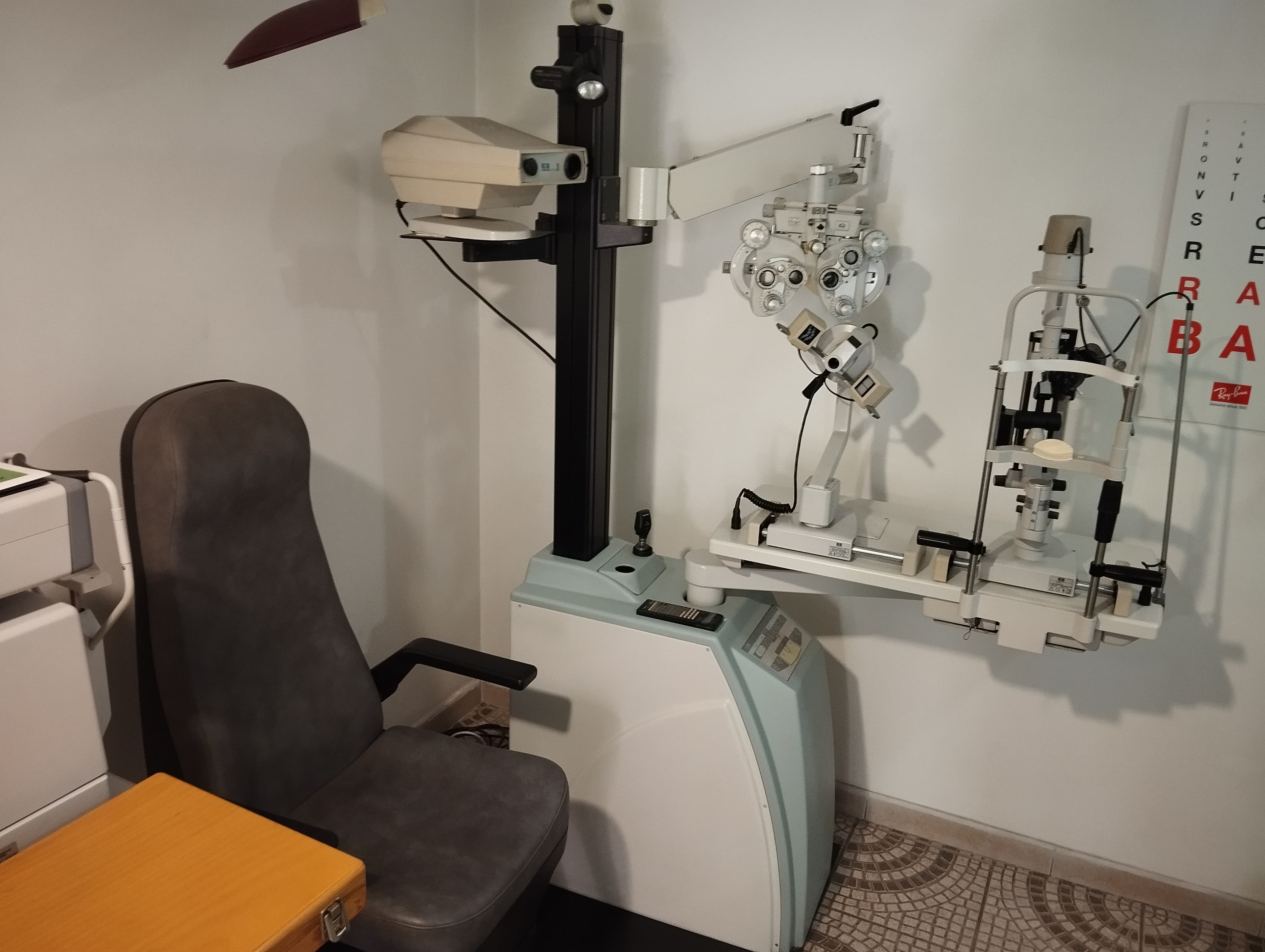 coluna de refração para oftalmologia e optometria