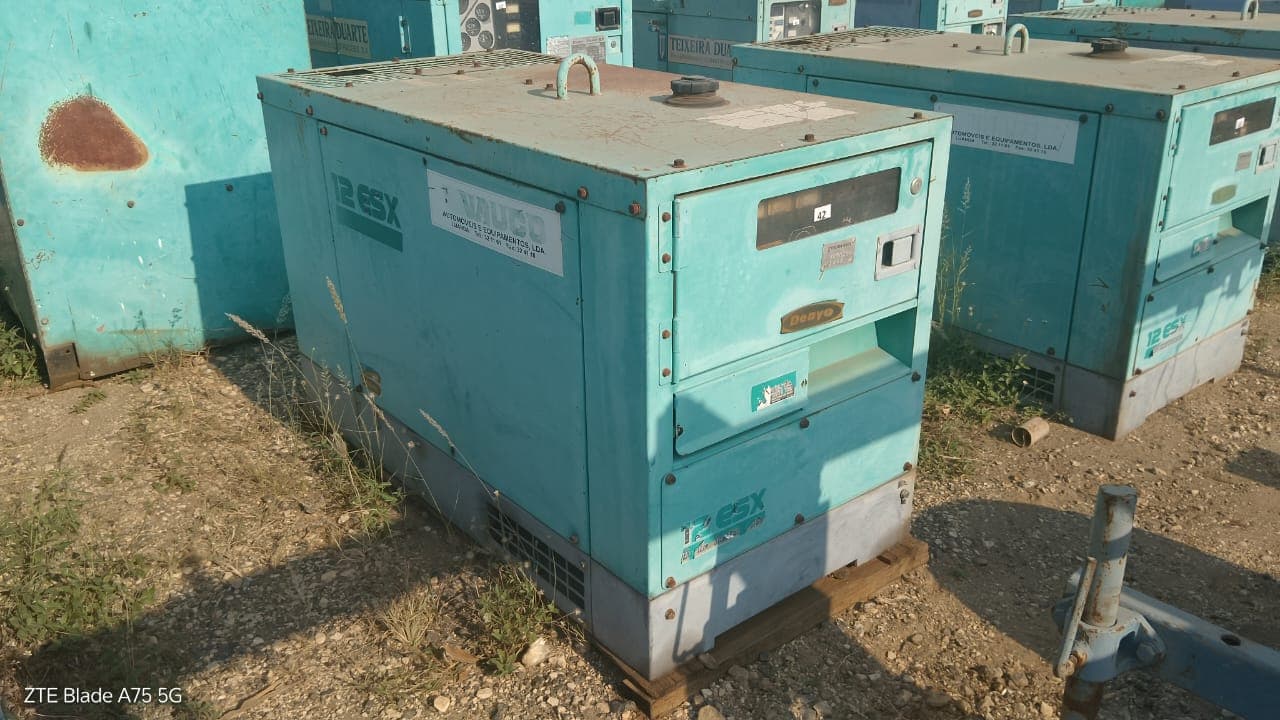 Gerador diesel 10,5KVA Denyo 12ESX