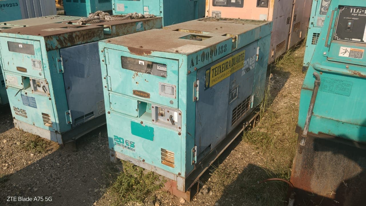 Gerador diesel 17,5KVA Denyo 20ES