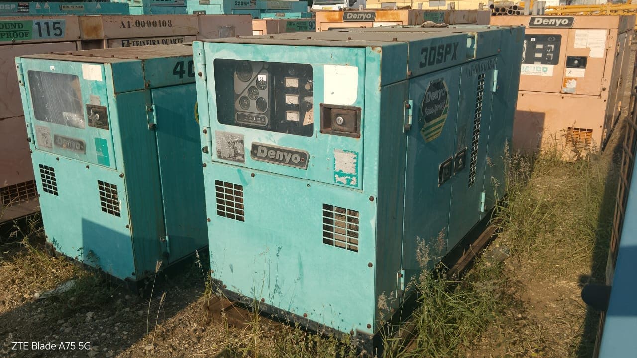 Gerador diesel 24KVA Denyo 30SPX