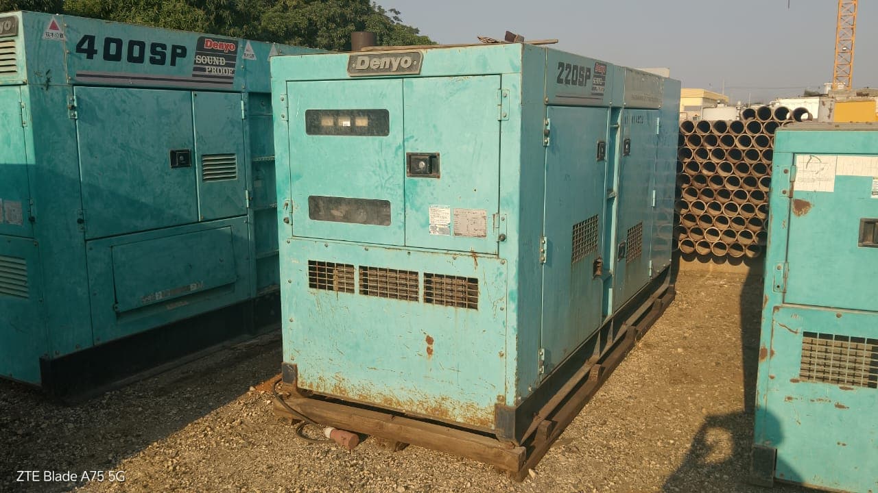 Gerador diesel 200KVA Denyo 220SP