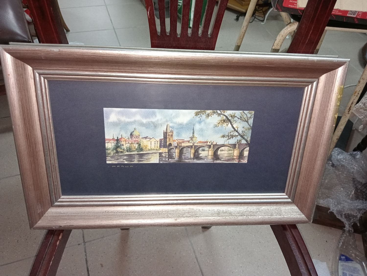 Aguarela de Praga e Serigrafias de Amesterdão