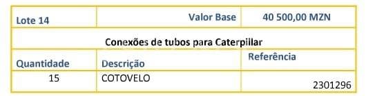 Conexões de tubos para Caterpillar · — imagen 1