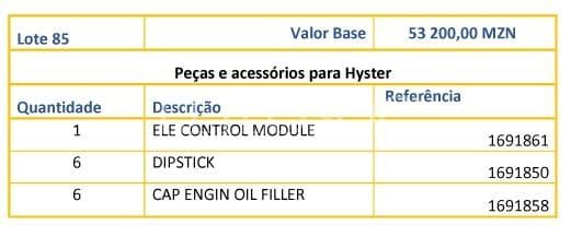 Peças e acessórios para Hyster · — image 1