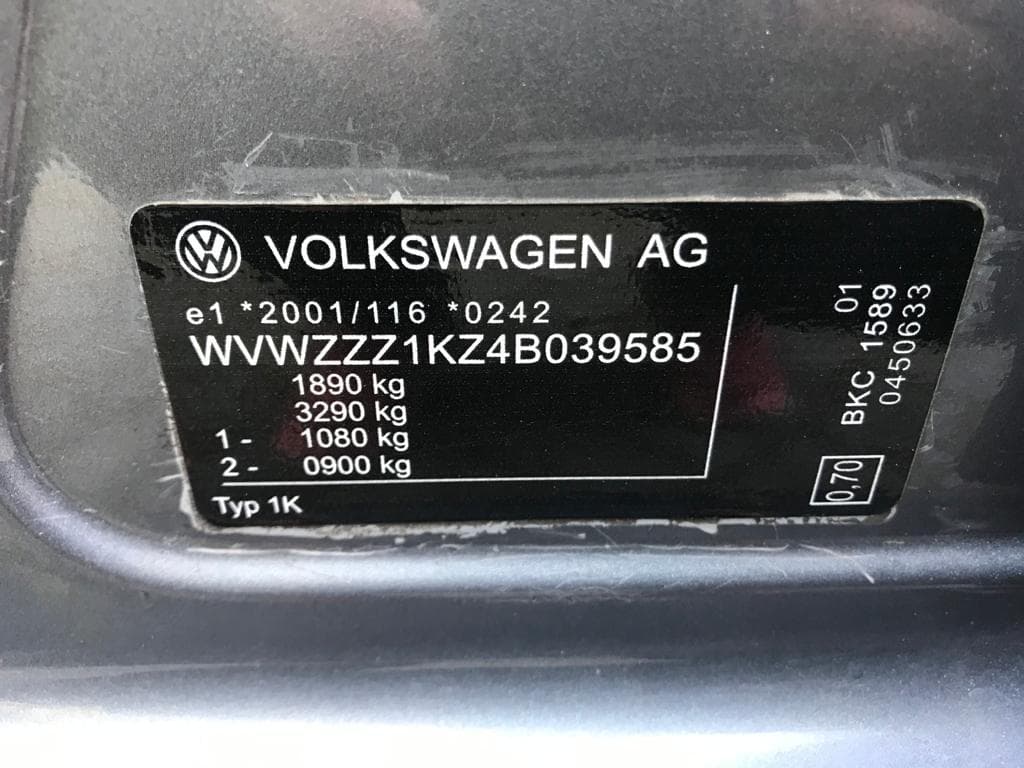 Volkswagen Golf 1.9 TDI · Ano 2004 — imagem 13