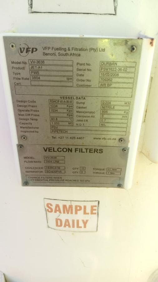 Filtro diferencial de Jet A1 · — imagen 2