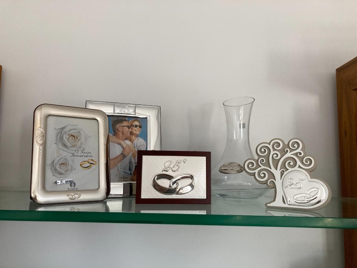 Molduras + Caixa 25 Anos + Bibelot 25 Anos + Decanter em Cristal — imagem 4