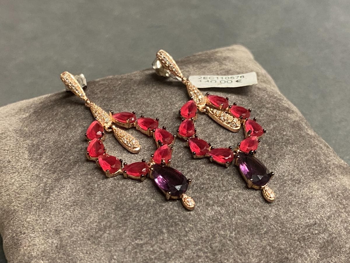 Boucles d'oreilles en argent — image 2