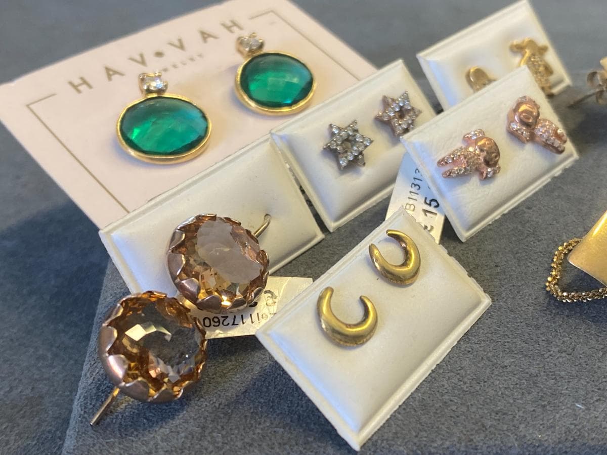 Pendientes de plata y otros materiales — imagen 1