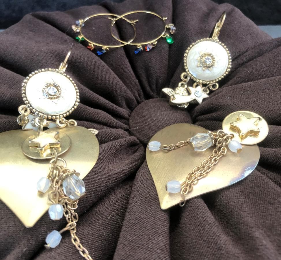 Pendientes de plata y otros materiales — imagen 3