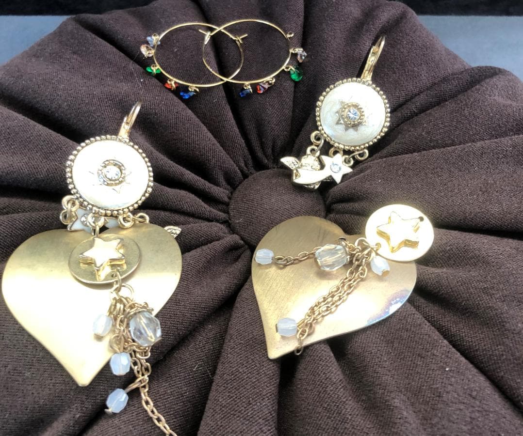Pendientes de plata y otros materiales — imagen 2