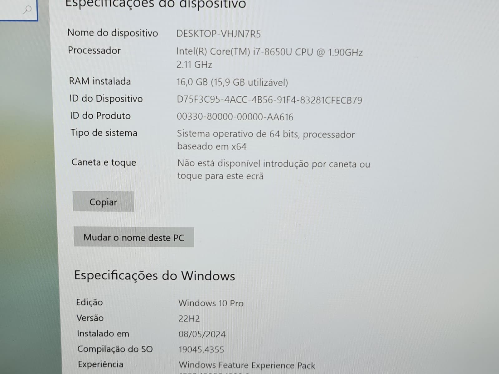 Portátil Lenovo ThinkPad X1 Carbon de 6ª Geração — imagen 6